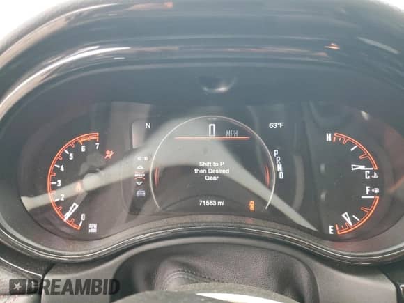 2021 Dodge Durango R/T with VIN 1C4SDJCT7MC661991, listed as a Copart auction lot 71723405 with 71,583 mi miles and Salvage title. Bid and sale history available at DreamBid. Image 9.