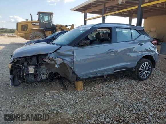2024 Nissan Kicks SR with VIN 3N1CP5DV8RL499127, listed as a Copart auction lot 68334415 with 52,111 mi miles and Salvage title. Bid and sale history available at DreamBid. Image 1.