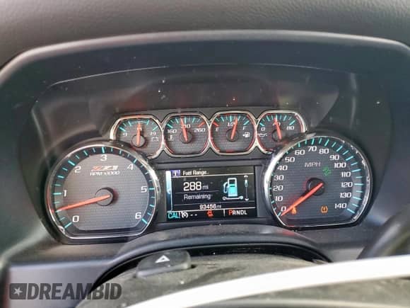 2017 Chevrolet Silverado 1500 LT with VIN 1GCVKREC4HZ401629, listed as a Copart auction lot 63997355 with 93,456 mi miles and Salvage title. Bid and sale history available at DreamBid. Image 9.