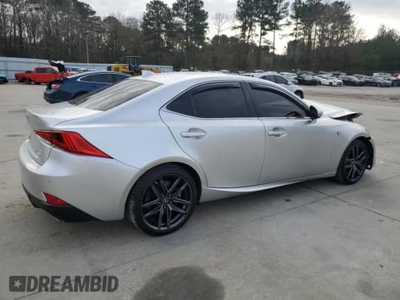 2020 Lexus IS 350 F Sport z VIN JTHGZ1E21L5017741, wystawiony jako Copart lot #86830014 z przebiegiem 50 593 mil mil oraz Szkoda całkowita • Salvage title. Historia ofert i sprzedaży dostępna na DreamBid. Obrazek 3.