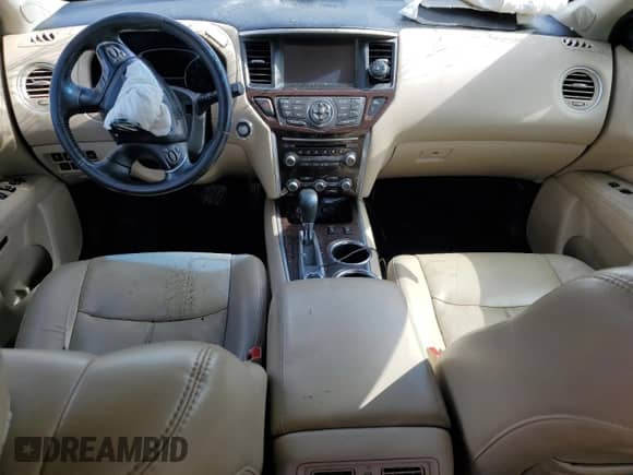 2016 Nissan Pathfinder Platinum z VIN 5N1AR2MM3GC614788, wystawiony jako Copart lot #85106995 z przebiegiem Nie podano mil oraz Szkoda całkowita • Salvage title. Historia ofert i sprzedaży dostępna na DreamBid. Obrazek 8.