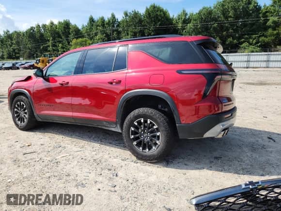2024 Chevrolet Traverse AWD Z71 с VIN 1GNEVJKS8RJ221369, выставлен на аукционе Copart как лот 65821405 с пробегом 27 147 миль миль и Списание • Salvage title. История ставок и продаж доступна на DreamBid. Изображение 2.