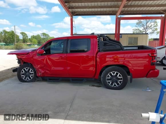 2022 Nissan Frontier S with VIN 1N6ED1EJ1NN671363, listed as a IAAI auction lot 43117903 with 53,112 mi miles and . Bid and sale history available at DreamBid. Image 15.