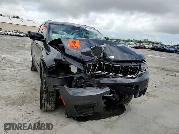 2024 Jeep Grand Cherokee Laredo X с VIN 1C4RJJAG6R8953459, выставлен на аукционе Copart как лот 70093084 с пробегом Не указан миль и Списание • Salvage title. История ставок и продаж доступна на DreamBid. Изображение 10.