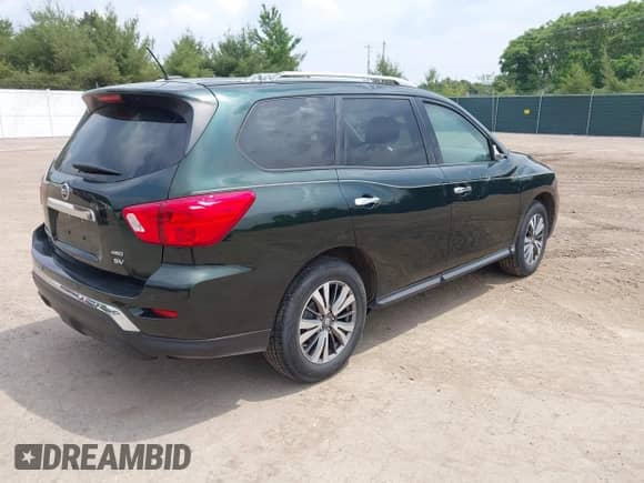 2018 Nissan Pathfinder SL with VIN 5N1DR2MMXJC641362, listed as a IAAI auction lot 42466761 with 105,486 mi miles and . Bid and sale history available at DreamBid. Image 4.