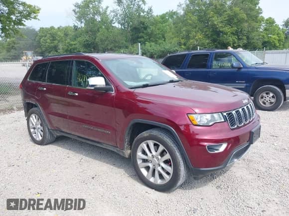 2017 Jeep Grand Cherokee Limited with VIN 1C4RJFBT8HC837152, listed as a IAAI auction lot 42818806 with 87,172 mi miles and . Bid and sale history available at DreamBid. Image 14.