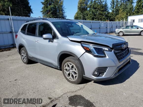 2023 Subaru Forester Premium z VIN JF2SKAEC2PH463430, wystawiony jako Copart lot #86319315 z przebiegiem 27 009 mil mil oraz Szkoda całkowita • Salvage title. Historia ofert i sprzedaży dostępna na DreamBid. Obrazek 4.