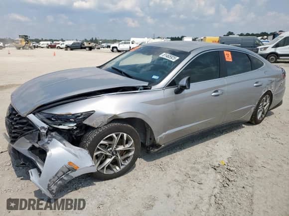 2021 Hyundai Sonata SEL с VIN KMHL64JA1MA159468, выставлен на аукционе Copart как лот 81465925 с пробегом 70 583 миль миль и Списание • Salvage title. История ставок и продаж доступна на DreamBid. Изображение 1.