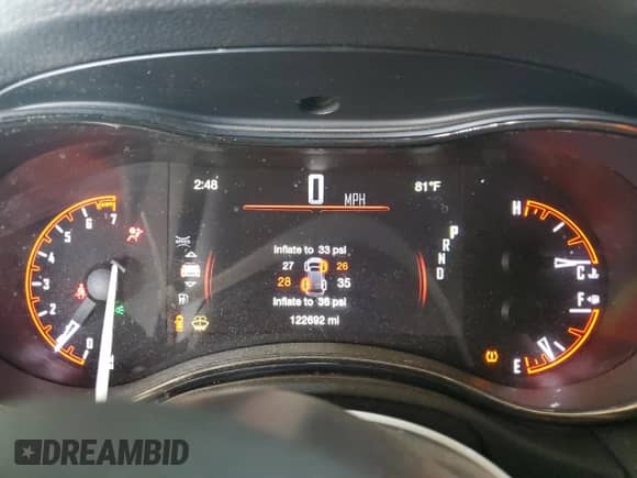 2018 Dodge Durango GT with VIN 1C4RDJDG1JC345465, listed as a Copart auction lot 43808425 with 122,692 mi miles and Salvage title. Bid and sale history available at DreamBid. Image 9.