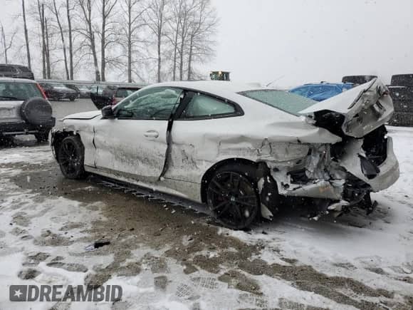 2024 BMW 4 Series M440i xDrive с VIN WBA13AR03RCP28537, выставлен на аукционе Copart как лот 44114735 с пробегом Не указан миль и Списание • Salvage title. История ставок и продаж доступна на DreamBid. Изображение 2.