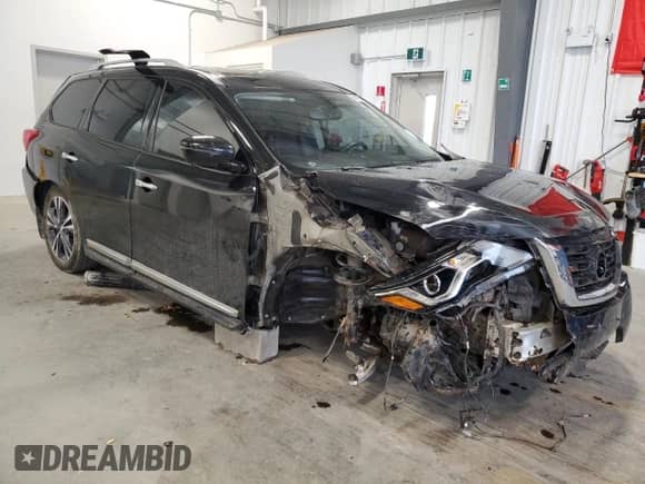 2019 Nissan Pathfinder SV with VIN 5N1DR2MM4KC584447, listed as a Copart auction lot 86999965 with 63,410 mi miles and Clean title. Bid and sale history available at DreamBid. Image 4.