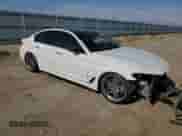 2018 BMW 5 Series M550i xDrive with VIN WBAJB9C53JB034981, listed as a Copart auction lot 65466145 with 73,314 mi miles and Salvage title. Bid and sale history available at DreamBid. Image 4.