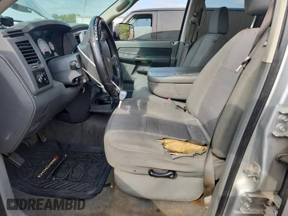 2007 Dodge 2500 SLT with VIN 3D7KS28D57G854466, listed as a Copart auction lot 69253685 with 265,618 mi miles and Salvage title. Bid and sale history available at DreamBid. Image 7.