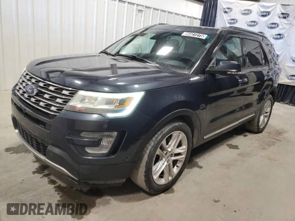 2017 Ford Explorer Limited z VIN 1FM5K7F85HGA01438, wystawiony jako Copart lot #86427275 z przebiegiem 82 325 mil mil oraz Czysty tytuł • Clean title. Historia ofert i sprzedaży dostępna na DreamBid. Obrazek 1.