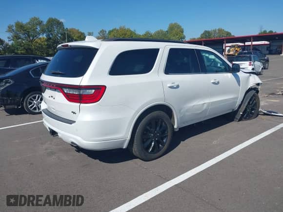 2018 Dodge Durango R/T with VIN 1C4SDHCT3JC143316, listed as a IAAI auction lot 43407311 with 96,669 mi miles and . Bid and sale history available at DreamBid. Image 4.
