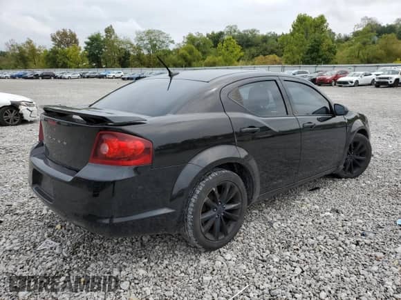 2014 Dodge Avenger SXT z VIN 1C3CDZCB1EN116616, wystawiony jako Copart lot #81643405 z przebiegiem 153 094 mil mil oraz Szkoda całkowita • Salvage title. Historia ofert i sprzedaży dostępna na DreamBid. Obrazek 3.