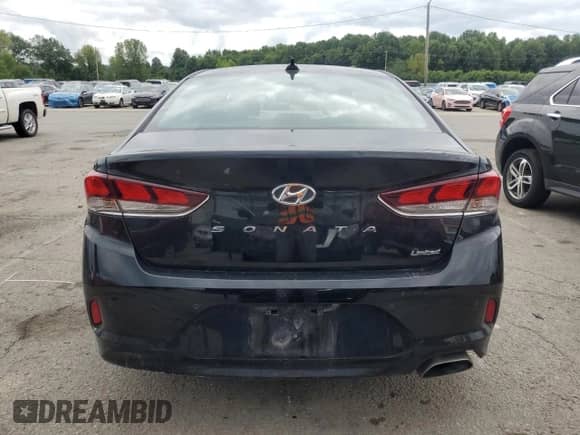 2018 Hyundai Sonata Sport with VIN 5NPE34AF4JH623942, listed as a Copart auction lot 69877725 with 125,133 mi miles and Salvage title. Bid and sale history available at DreamBid. Image 6.