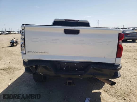 2022 Chevrolet Silverado 2500HD Work Truck with VIN 1GC5WLE71NF262576, listed as a Copart auction lot 53045835 with 120,132 mi miles and Salvage title. Bid and sale history available at DreamBid. Image 6.