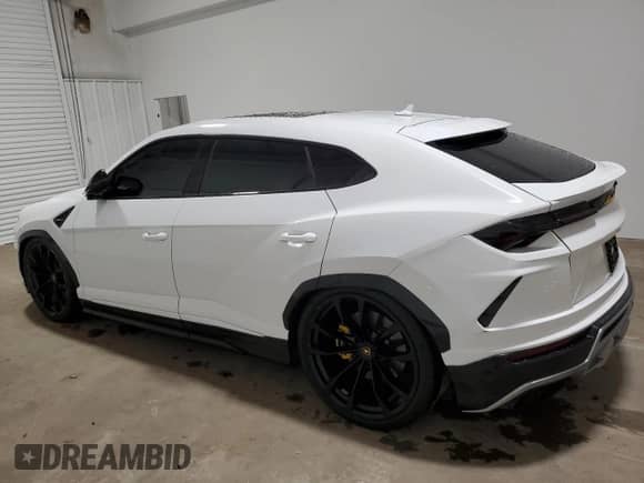 2019 Lamborghini Urus with VIN ZPBUA1ZL7KLA03750, listed as a Copart auction lot 75397654 with Not provided miles and Salvage title. Bid and sale history available at DreamBid. Image 2.