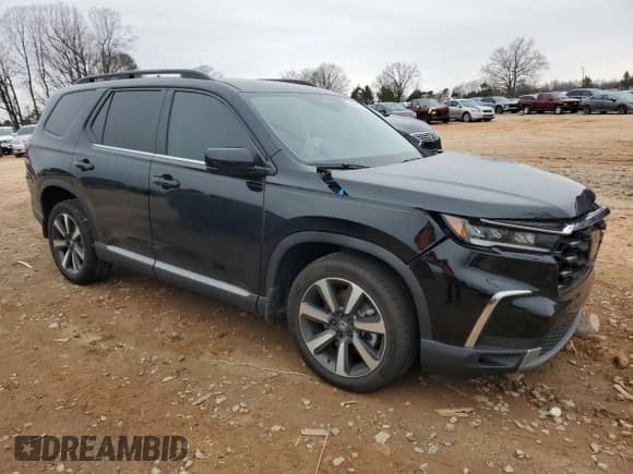 2023 Honda Pilot Touring with VIN 5FNYG2H70PB011362, listed as a Copart auction lot 44759765 with 19,676 mi miles and Salvage title. Bid and sale history available at DreamBid. Image 4.