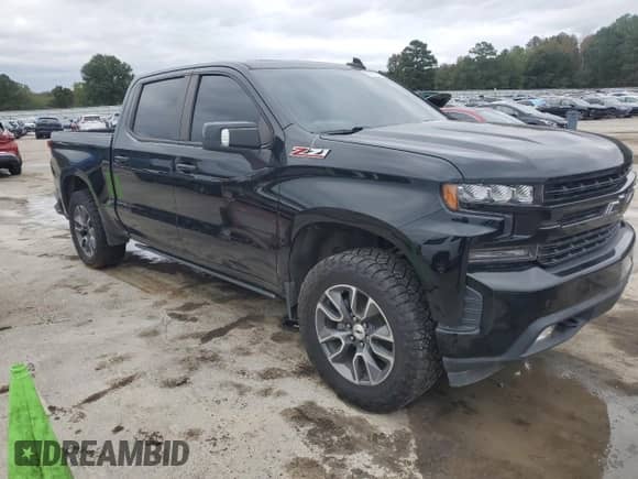 2021 Chevrolet Silverado 1500 RST with VIN 3GCUYEED0MG318317, listed as a Copart auction lot 90687735 with Not provided miles and Clean title. Bid and sale history available at DreamBid. Image 4.