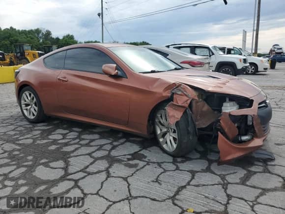 2013 Hyundai Genesis Coupe Premium with VIN KMHHT6KD5DU094108, listed as a Copart auction lot 60419075 with 77,219 mi miles and Clean title. Bid and sale history available at DreamBid. Image 4.