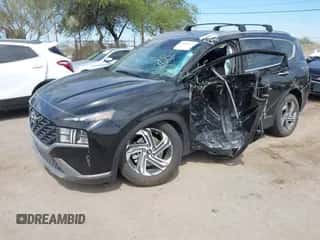 2023 Hyundai Santa Fe SEL with VIN 5NMS2DAJ5PH635792, listed as a IAAI auction lot 43001109 with 18,825 mi miles and . Bid and sale history available at DreamBid. Image 2.