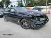 2019 BMW 5 Series 540i xDrive z VIN WBAJE7C53KWW29142, wystawiony jako Copart lot #80081955 z przebiegiem Nie podano mil oraz Szkoda całkowita • Salvage title. Historia ofert i sprzedaży dostępna na DreamBid. Obrazek 4.