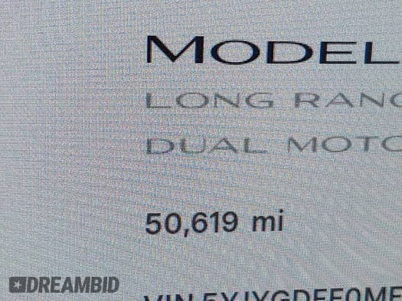 2021 Tesla Model Y Long Range with VIN 5YJYGDEE0MF093409, listed as a IAAI auction lot 42416589 with 50,619 mi miles and . Bid and sale history available at DreamBid. Image 14.