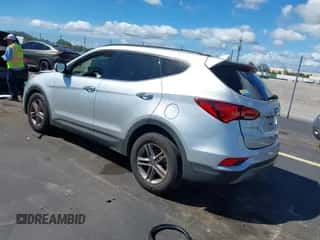 2017 Hyundai Santa Fe 2.4L with VIN 5XYZUDLB2HG498899, listed as a IAAI auction lot 43364901 with 110,113 mi miles and . Bid and sale history available at DreamBid. Image 3.