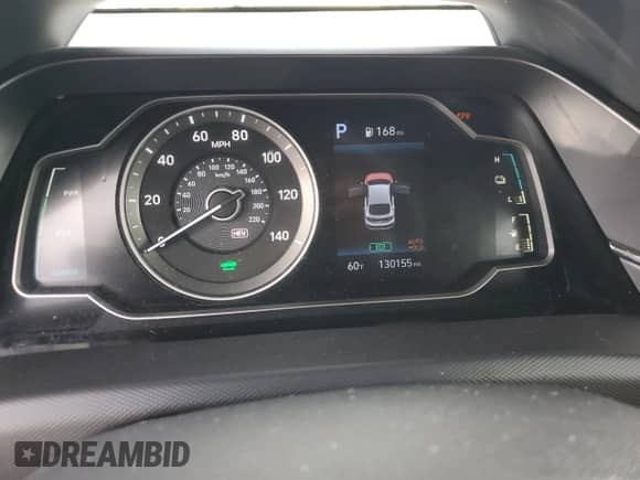 2020 Hyundai Ioniq SE z VIN KMHC65LD0LU194805, wystawiony jako Copart lot #43444025 z przebiegiem 130 155 mil mil oraz Szkoda całkowita • Salvage title. Historia ofert i sprzedaży dostępna na DreamBid. Obrazek 9.