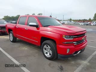 2017 Chevrolet Silverado 1500 LTZ with VIN 3GCUKSEC4HG480349, listed as a IAAI auction lot 43515522 with 147,018 mi miles and . Bid and sale history available at DreamBid. Image 1.