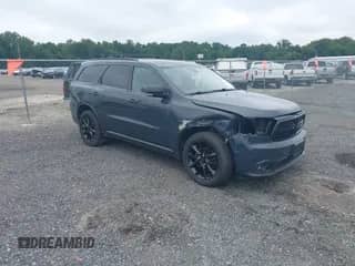 2018 Dodge Durango GT with VIN 1C4RDJDG5JC205743, listed as a IAAI auction lot 43012154 with 125,994 mi miles and . Bid and sale history available at DreamBid. Image 1.