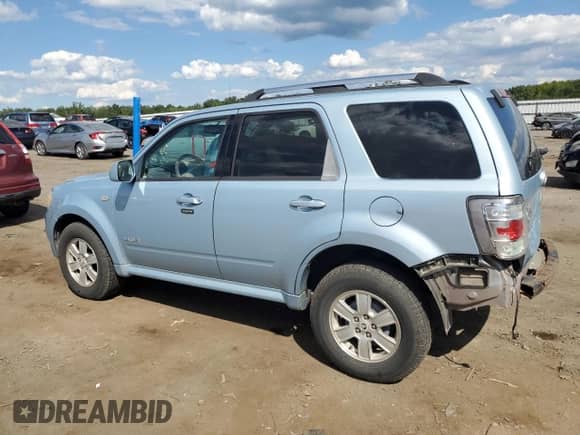 2008 Mercury Mariner Premier with VIN 4M2CU97138KJ22124, listed as a Copart auction lot 70158475 with 183,925 mi miles and Salvage title. Bid and sale history available at DreamBid. Image 2.