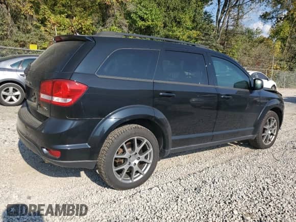2015 Dodge Journey R/T with VIN 3C4PDDEG6FT740440, listed as a Copart auction lot 81462285 with 108,806 mi miles and Salvage title. Bid and sale history available at DreamBid. Image 3.
