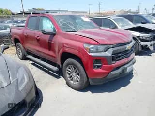2024 Chevrolet Colorado 2WD LT with VIN 1GCGSCEC8R1136932, listed as a IAAI auction lot 42328240 with 36,869 mi miles and . Bid and sale history available at DreamBid. Image 1.