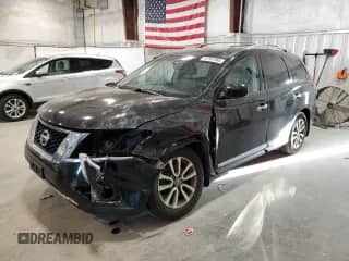 2013 Nissan Pathfinder SL with VIN 5N1AR2MM2DC677182, listed as a Copart auction lot 81787985 with 127,769 mi miles and Clean title. Bid and sale history available at DreamBid. Image 1.