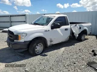 2020 Ford F-150 XL with VIN 1FTMF1CB3LKE46669, listed as a Copart auction lot 81233605 with 115,162 mi miles and Salvage title. Bid and sale history available at DreamBid. Image 1.