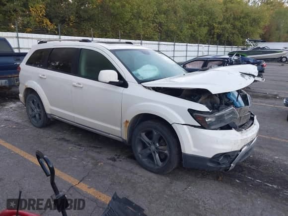 2015 Dodge Journey Crossroad with VIN 3C4PDDGG7FT568643, listed as a IAAI auction lot 43396124 with 204,655 mi miles and . Bid and sale history available at DreamBid. Image 1.