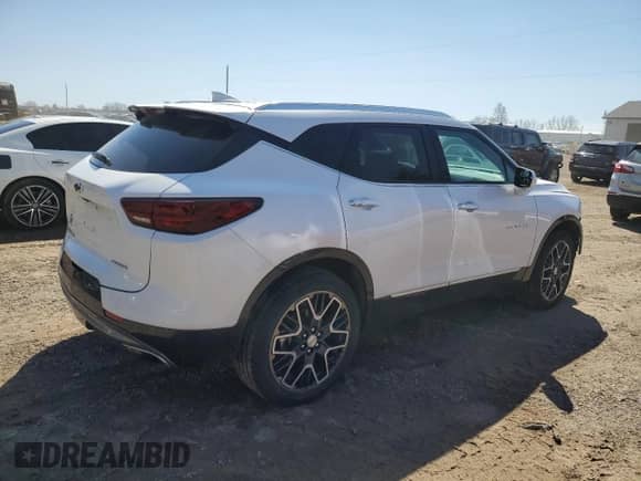 2024 Chevrolet Blazer Premier с VIN 3GNKBLRS8RS227989, выставлен на аукционе Copart как лот 53607155 с пробегом 10 596 миль миль и Чистый • Clean title. История ставок и продаж доступна на DreamBid. Изображение 3.