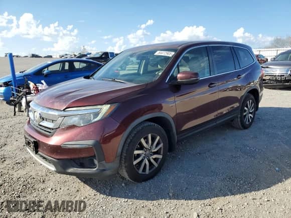 2019 Honda Pilot EX-L z VIN 5FNYF6H42KB028284, wystawiony jako Copart lot #84472905 z przebiegiem 138 609 mil mil oraz Szkoda całkowita • Salvage title. Historia ofert i sprzedaży dostępna na DreamBid. Obrazek 1.