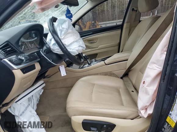 2014 BMW 5 Series 535i xDrive with VIN WBA5B3C53ED534986, listed as a Copart auction lot 51571485 with 115,166 mi miles and Salvage title. Bid and sale history available at DreamBid. Image 7.