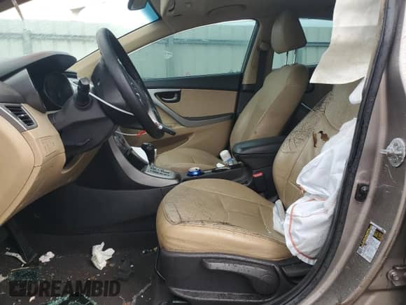 2012 Hyundai Elantra Limited with VIN 5NPDH4AE3CH136190, listed as a Copart auction lot 85380815 with 147,854 mi miles and Salvage title. Bid and sale history available at DreamBid. Image 7.