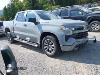 2024 Chevrolet Silverado 1500 RST with VIN 2GCUDEED2R1240604, listed as a IAAI auction lot 43225776 with 19,096 mi miles and . Bid and sale history available at DreamBid. Image 1.