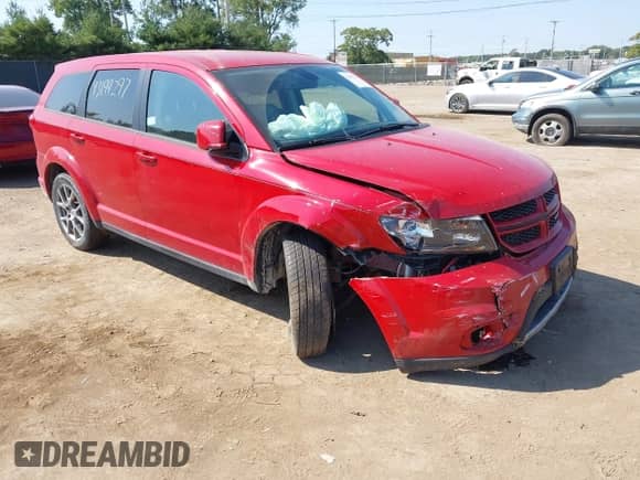 2019 Dodge Journey GT with VIN 3C4PDDEGXKT784743, listed as a IAAI auction lot 43199297 with 53,401 mi miles and . Bid and sale history available at DreamBid. Image 1.