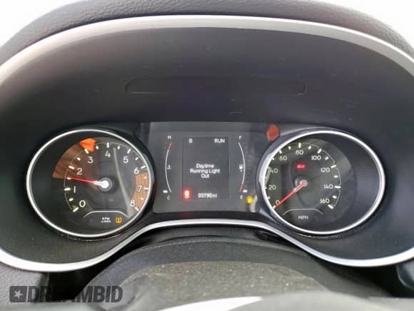 2017 Jeep Compass Sport with VIN 3C4NJCABXHT643443, listed as a Copart auction lot 83998585 with 93,790 mi miles and Clean title. Bid and sale history available at DreamBid. Image 9.