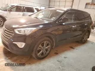 2014 Hyundai Santa Fe GLS with VIN KM8SRDHF5EU083595, listed as a Copart auction lot 44537625 with 136,527 mi miles and Clean title. Bid and sale history available at DreamBid. Image 1.
