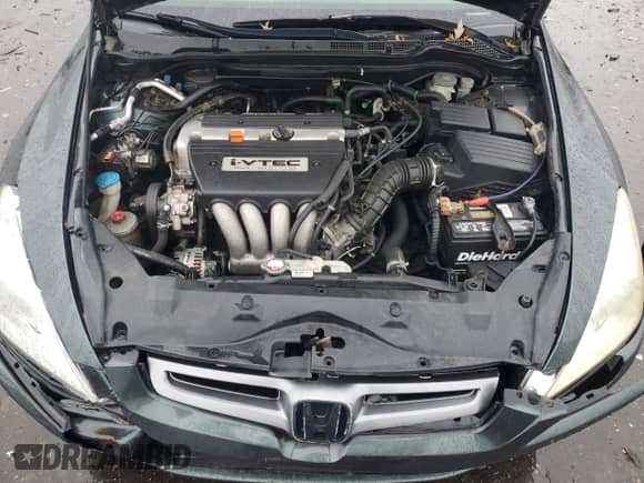 2005 Honda Accord LX with VIN 1HGCM55435A121392, listed as a Copart auction lot 80940055 with 155,913 mi miles and Salvage title. Bid and sale history available at DreamBid. Image 11.