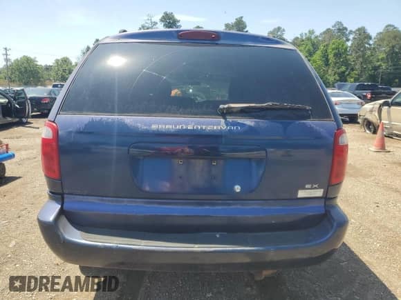 2001 Dodge Caravan EX with VIN 2B4GP74L81R287843, listed as a Copart auction lot 56161135 with 61,879 mi miles and Clean title. Bid and sale history available at DreamBid. Image 6.