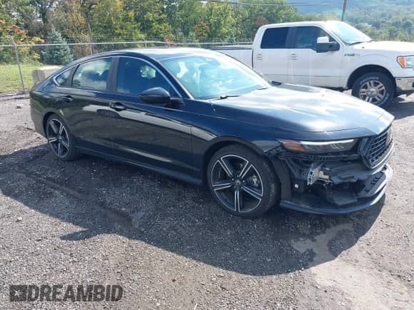 2023 Honda Accord Sport with VIN 1HGCY2F58PA043785, listed as a IAAI auction lot 43162633 with 43,335 mi miles and . Bid and sale history available at DreamBid. Image 1.